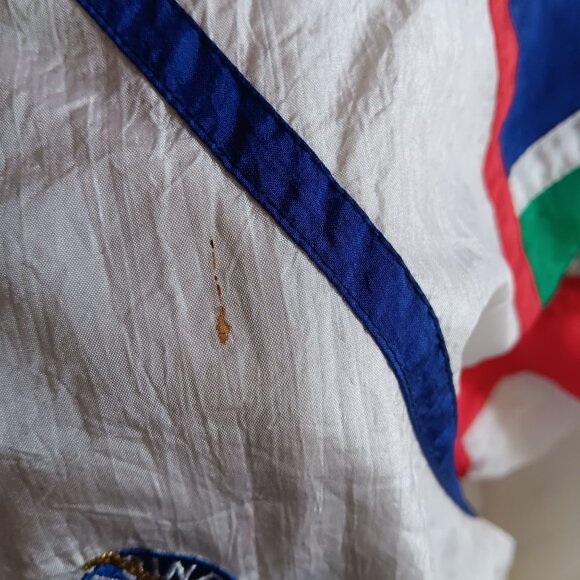 Vintage Women's Large Jacket Lavon Marine Club Windbreaker Yacht Large White - Picture 5 of 7